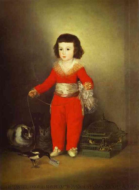 Francisco Jose de Goya Don Manuel Osorio Manrique de Zunica oil painting picture